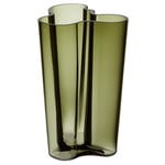 Vasen, Vase Aalto, 251 mm, moosgrün, Grün