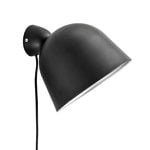 , Kuppi wall lamp, black, Black