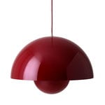 Flowerpot VP2 pendant, deep red Flowerpot VP2 pendant, deep red