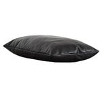 Decorative cushions, Level cushion for daybed, black leather Silk, Black