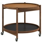 Kitchen carts & trolleys, Bølling tray table 60 cm, oiled walnut - clay, Brown