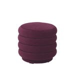 Pouf Round, small, bordeaux Pouf Round, small, bordeaux