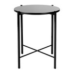 Hakola Round sivupöytä 43 cm, musta