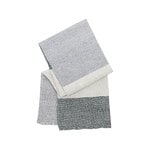 Asciugamani da bagno, Asciugamano Terva, bianco - multi - grigio, Grigio