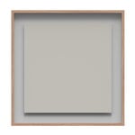 Bacheche e lavagne, Lavagna in vetro A01, 100 x 100 cm, soft, Grigio