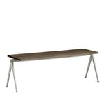 Benches, Pyramid bench 11, beige - smoked oak, Brown