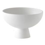 Bowls, Strøm bowl, vaporous grey, White