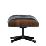 Eames Lounge Ottoman, walnut - black leather Eames Lounge Ottoman, walnut - black leather