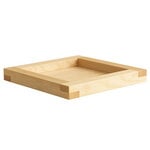 009 tray, square, pine