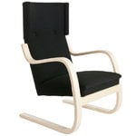 Armchairs & lounge chairs, Aalto armchair 401, black Hallingdal 190, Black