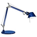 Schreibtischlampen, Tolomeo Micro Tischleuchte, Metallblau, Blau