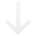 Arrow hanger, white Arrow hanger, white