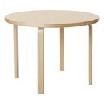 Dining tables, Aalto table 90A, birch, Natural