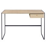 Desks, Tati desk, storm grey - white stained oak, White