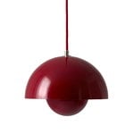 FlowerPot VP1 pendant, deep red FlowerPot VP1 pendant, deep red