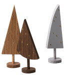 Decorazione in legno Winterland Forest, set di 3 Decorazione in legno Winterland Forest, set di 3