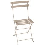 Patio chairs, Bistro Metal chair, nutmeg, White