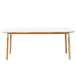 Form table 200 x 95 cm, white-oak Form table 200 x 95 cm, white-oak