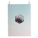 Poster Hexagon Fade Poster Hexagon Fade