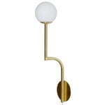 , Mobil 46 wall lamp, brass, Gold