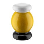 Salt & pepper, Sottsass grinder, small, yellow - white - black, Multicolour