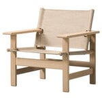 Armchairs & lounge chairs, Canvas chair, soaped oak - natural canvas, Natural