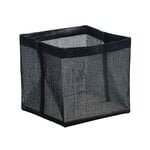 Fabric baskets, Box Zone container, 20 x 20 cm, black, Black