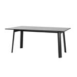 Ruokapöydät, Alle pöytä, 180 x 90 cm, musta, Musta