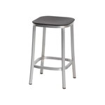 Emeco 1 Inch counter stool, aluminium - dark grey