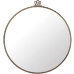 Specchi da parete, Specchio Randaccio Circular, 70 cm, Oro