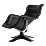 Armchairs & lounge chairs, Karuselli lounge chair, black - black, Black