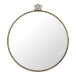 Specchi da parete, Specchio Randaccio Circular, 60 cm, Oro