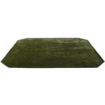 Wool rugs, The Moor rug AP8, 300 x 300 cm, green pine, Green