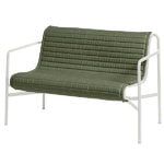 Cushions & throws, Palissade Quilted cushion for dining bench, olive, Green
