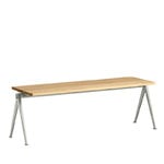 Benches, Pyramid bench 11, beige - lacquered oak, Natural