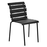 Patio chairs, Aligned chair, black, Black