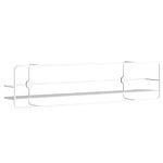 Woud Scaffale orizzontale Coupé, bianco