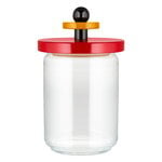 Jars & boxes, Sottsass jar 100 cl, red, Red