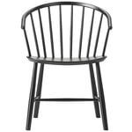 Dining chairs, J64 Johansson chair, black ash, Black