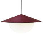 Pendant lamps, Alley pendant, integrated LED, large, burgundy, Red