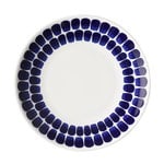 Piatti, Piatto 24h Tuokio, 20 cm, blu cobalto, Bianco