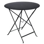 Patio tables, Bistro table, 77 cm, liquorice, Black