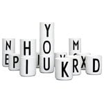 Cadeaux bon marché, Tasse en porcelaine Arne Jacobsen, blanc, A-Z, Blanc
