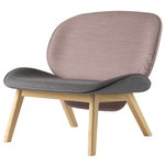 L32 Suru lounge chair, dark grey - rose L32 Suru lounge chair, dark grey - rose