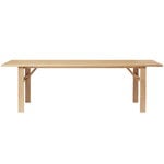 Damsbo Master dining table 245, white oiled oak
