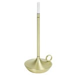 Table lamps, Wick portable table lamp, brass, Gold