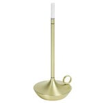 Tischlampen, Wick aufladbare Tischleuchte, Messing, Gold