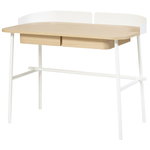 Victor desk, oak - white Victor desk, oak - white