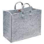 Meno home bag large, grey felt Meno home bag large, grey felt