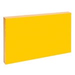 Memory boards, Noteboard 50 x 33 cm, yellow, Black